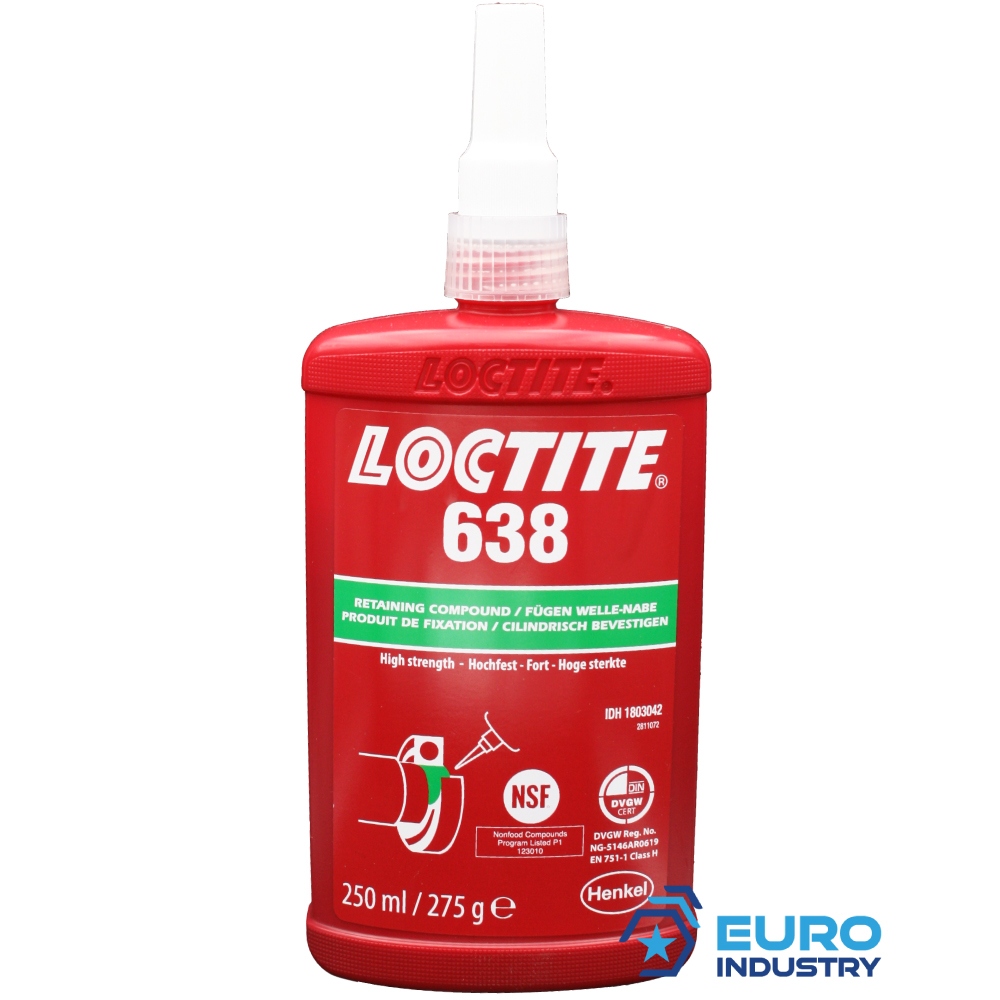 pics/Loctite/Copyright EIS/Bottle/638/loctite-638-fast-curing-retaining-compound-green-250ml-bottle-002.jpg